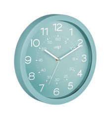 Orologio da parete Riviera Orion 820 Ri - diametro 30 cm - blu menta - Cep