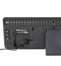 Orologio Hordgtl - a led - 37,5 x 13,5 cm - Alba