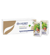 Pacchetti da 9 fazzoletti - 4 veli - Lucart - conf. 10 pezzi Pacchetti da 9 fazzoletti - 4 veli - Lucart - conf. 10 pezzi