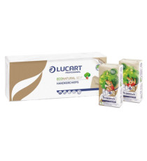 Pacchetti da 9 fazzoletti - 4 veli - Lucart - conf. 10 pezzi Pacchetti da 9 fazzoletti - 4 veli - Lucart - conf. 10 pezzi