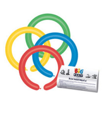 Palloncini in lattice modellabili - Ø 5 cm - colori assortiti - Big Party - busta 25 pezzi Palloncini in lattice modellabili - Ø 5 cm - colori assortiti - Big Party - busta 25 pezzi