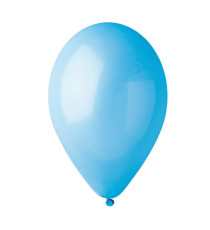 Palloncino - diametro 30 cm - lattice - celeste - Big Party - conf. 16 pezzi Palloncino - diametro 30 cm - lattice - celeste - Big Party - conf. 16 pezzi