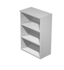 Mobile Easy - medio a giorno - 80 x 44 x 120 cm - grigio alluminio