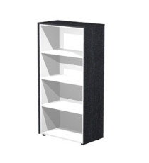 Mobile Prestige - medio alto a giorno - 82,8 x 43 x 158,2 cm - nero venato