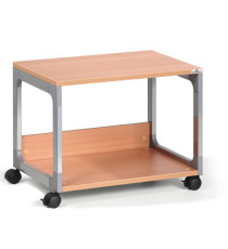 Mobile/carrello Multifunzione System 48 - con ruote - 2 ripiani - 60 x 43,2 x 47,7 cm - argento/faggio - Durable Mobile/carrello Multifunzione System 48 - con ruote - 2 ripiani - 60 x 43,2 x 47,7 cm - argento/faggio - Durable