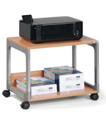 Mobile/carrello Multifunzione System 48 - con ruote - 2 ripiani - 60 x 43,2 x 47,7 cm - argento/faggio - Durable Mobile/carrello Multifunzione System 48 - con ruote - 2 ripiani - 60 x 43,2 x 47,7 cm - argento/faggio - Durable