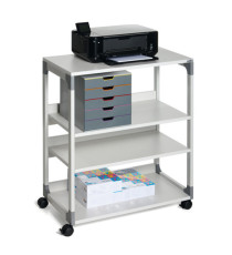 Mobile/carrello Multifunzione System 88 - con ruote - 4 ripiani - 75 x 43,2 x 87,9 cm - grigio - Durable