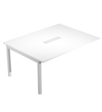 Modulo aggiuntivo per tavolo riunioni Agorà - 6 posti - 160 x 120 x 72,5 cm - bianco Modulo aggiuntivo per tavolo riunioni Agorà - 6 posti - 160 x 120 x 72,5 cm - bianco
