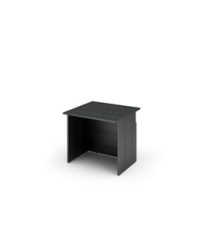 Modulo reception Prestige disabili - senza sopralzo - 80 x 97,5 x 72 cm - nero venato/bianco
