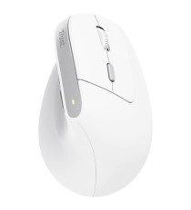 Mouse Ergonomico Bayo II wireless - bianco - Trust