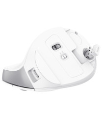 Mouse Ergonomico Bayo II wireless - bianco - Trust