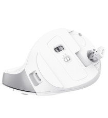 Mouse Ergonomico Bayo II wireless - bianco - Trust