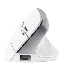 Mouse Ergonomico Bayo+ wireless - bianco - Trust