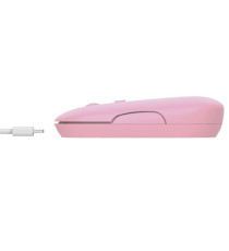 Mouse Puck - ultrasottile - wireless - ricaricabile - rosa - Trust Mouse Puck - ultrasottile - wireless - ricaricabile - rosa - Trust
