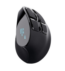 Mouse wireless ergonomico Voxx - ricaricabile - nero - Trust