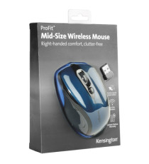 Mouse wireless Pro Fit - di medie dimensioni - blu zaffiro - Kensington