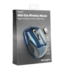 Mouse wireless Pro Fit - di medie dimensioni - blu zaffiro - Kensington
