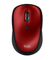 Mouse wireless Yvi+ - silenzioso - rosso - Trust