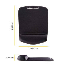Mousepad con poggiapolsi in FoamFusion Microban PlusTouch - nero - Fellowes Mousepad con poggiapolsi in FoamFusion Microban PlusTouch - nero - Fellowes