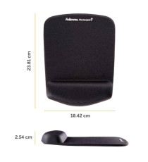 Mousepad con poggiapolsi in FoamFusion Microban PlusTouch - nero - Fellowes Mousepad con poggiapolsi in FoamFusion Microban PlusTouch - nero - Fellowes