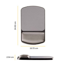 Mousepad con poggiapolsi in gel - regolabile - Fellowes Mousepad con poggiapolsi in gel - regolabile - Fellowes