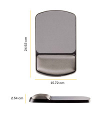 Mousepad con poggiapolsi in gel - regolabile - Fellowes Mousepad con poggiapolsi in gel - regolabile - Fellowes