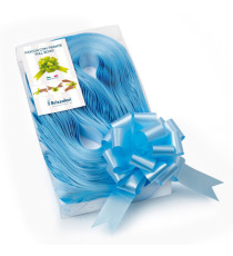 Nastri strip 6800 - in polipropilene - azzurro 06 - per fiocco autocomponibile - 31 mm - diametro 13 cm - Brizzolari - c Nastri strip 6800 - in polipropilene - azzurro 06 - per fiocco autocomponibile - 31 mm - diametro 13 cm - Brizzolari - c