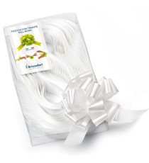 Nastri strip 6800 - in polipropilene - bianco 01 - per fiocco autocomponibile - 31 mm - diametro 13 cm - Brizzolari - co Nastri strip 6800 - in polipropilene - bianco 01 - per fiocco autocomponibile - 31 mm - diametro 13 cm - Brizzolari - co