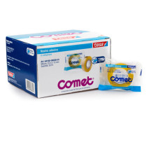 Nastro adesivo - 1,5 cm x 33 m - cellophane - trasparente - Comet Nastro adesivo - 1,5 cm x 33 m - cellophane - trasparente - Comet