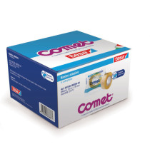 Nastro adesivo - 1,9 cm x 33 m - cellophane - trasparente - Comet Nastro adesivo - 1,9 cm x 33 m - cellophane - trasparente - Comet