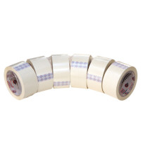 Nastro adesivo 330 - 5 cm x 66 m - PVC - bianco - Eurocel