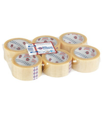 Nastro adesivo 330 - 5 cm x 66 m - PVC - trasparente - Eurocel