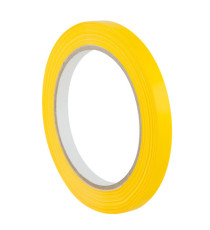 Nastro adesivo 350 - 0,9 cm x 66 m - PVC - giallo - Eurocel