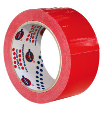 Nastro adesivo 350 - 5 cm x 66 m - PVC - rosso - Eurocel