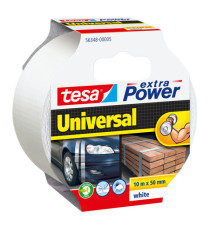 Nastro adesivo Extra Power Universal - 5 cm x 10 m - bianco - Tesa
