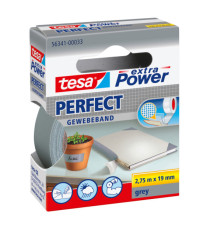 Nastro adesivo telato XP Perfect - 1,9 cm x 2,7 m - grigio - Tesa
