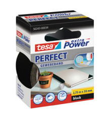 Nastro adesivo telato XP Perfect - 3,8 cm x 2,7 m - nero - Tesa