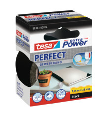Nastro adesivo telato XP Perfect - 3,8 cm x 2,7 m - nero - Tesa