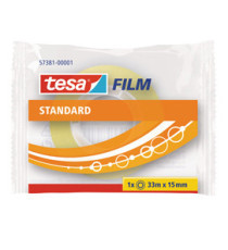 Nastro adesivo Tesafilm - confezionato singolarmente - 33 m x 1,5 cm - trasparente - Tesa Nastro adesivo Tesafilm - confezionato singolarmente - 33 m x 1,5 cm - trasparente - Tesa