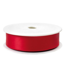 Nastro doppio raso - 25mmx25mt - rosso 35 - Brizzolari