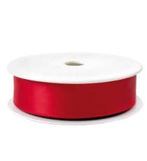 Nastro doppio raso - 25mmx25mt - rosso 35 - Brizzolari