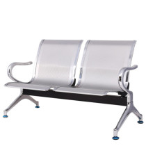 Panca attesa - 2 posti - in acciaio - grigio - Serena Group Panca attesa - 2 posti - in acciaio - grigio - Serena Group