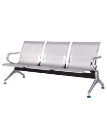 Panca attesa - 3 posti - in acciaio - grigio - Serena Group Panca attesa - 3 posti - in acciaio - grigio - Serena Group
