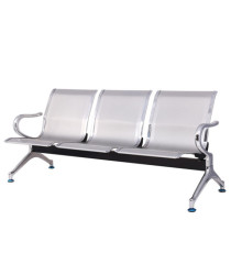 Panca attesa - 3 posti - in acciaio - grigio - Serena Group Panca attesa - 3 posti - in acciaio - grigio - Serena Group
