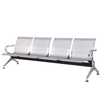 Panca attesa - 4 posti - in acciaio - grigio - Serena Group Panca attesa - 4 posti - in acciaio - grigio - Serena Group