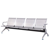 Panca attesa - 4 posti - in acciaio - grigio - Serena Group Panca attesa - 4 posti - in acciaio - grigio - Serena Group