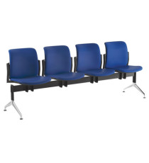 Panca attesa Nik NI4P - 4 posti - senza braccioli - blu - Unisit Panca attesa Nik NI4P - 4 posti - senza braccioli - blu - Unisit