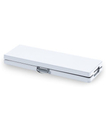 Panca Horeca - pieghevole - 44 x 30 x 183 cm - HDPE - bianco - Garden Friend