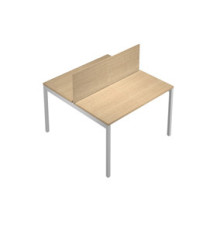 Pannello divisorio Agorà - per scrivania multiple - 120 x 32 cm - rovere Pannello divisorio Agorà - per scrivania multiple - 120 x 32 cm - rovere