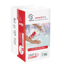 Panni Defend Tech - 2 veli - 21,6 x 33,25 cm - Fast&Clean - Papernet - pacco 100 pezzi Panni Defend Tech - 2 veli - 21,6 x 33,25 cm - Fast&Clean - Papernet - pacco 100 pezzi